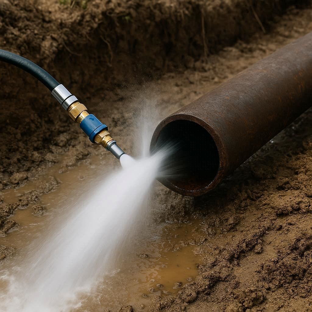 Гидродинамическая прочистка водопроводных труб в Челябинске