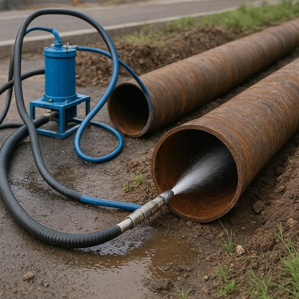 Гидродинамическая прочистка водопроводных труб в Челябинске