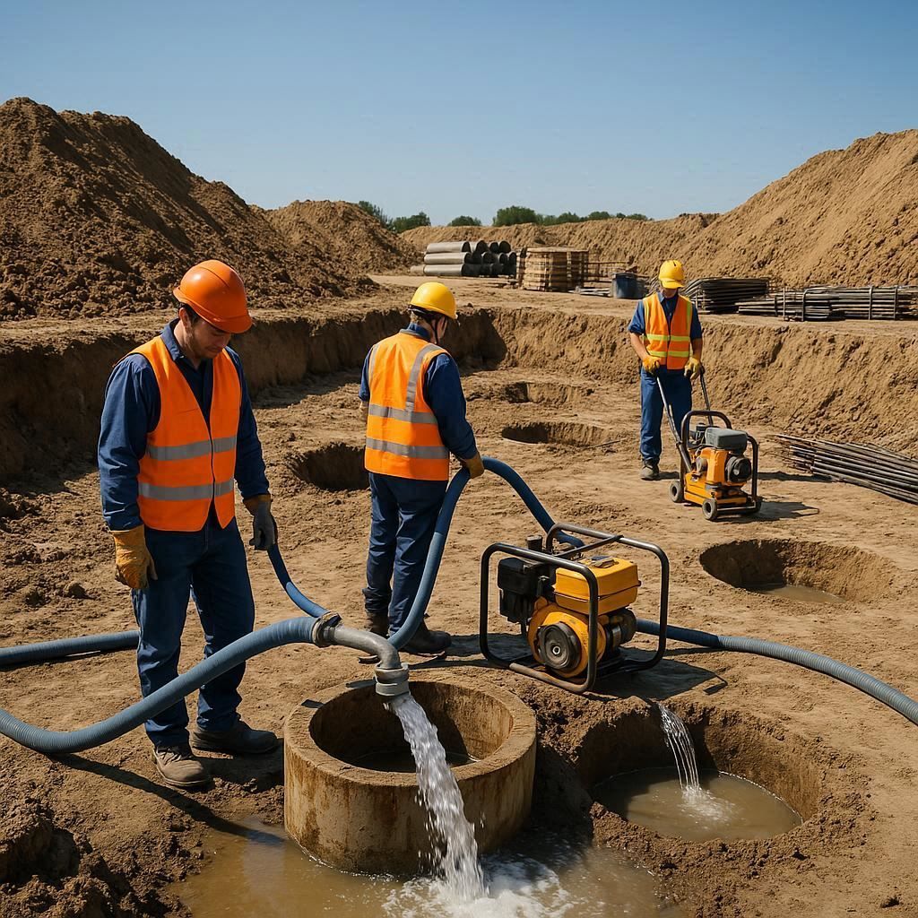 Глубинное водопонижение скважинами в Челябинске